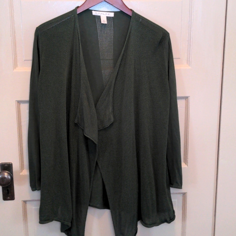 Women's Emaline Cardigan Size XL in Green